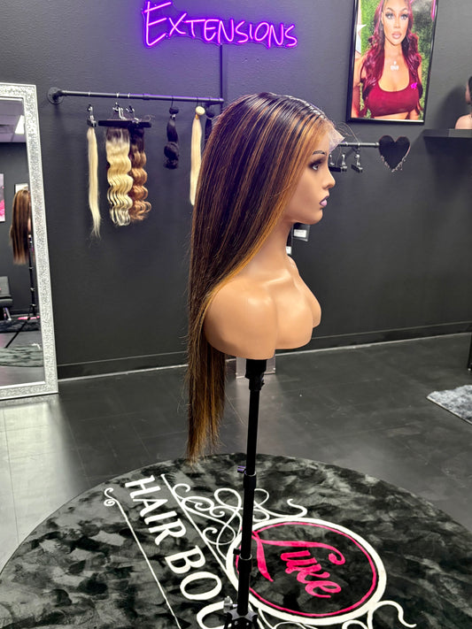 Highlight Silky Straight HD Wig