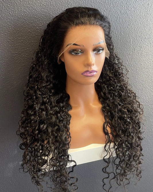 Water Wave HD Wigs Pre-Plucked w/ Bleached Knots
