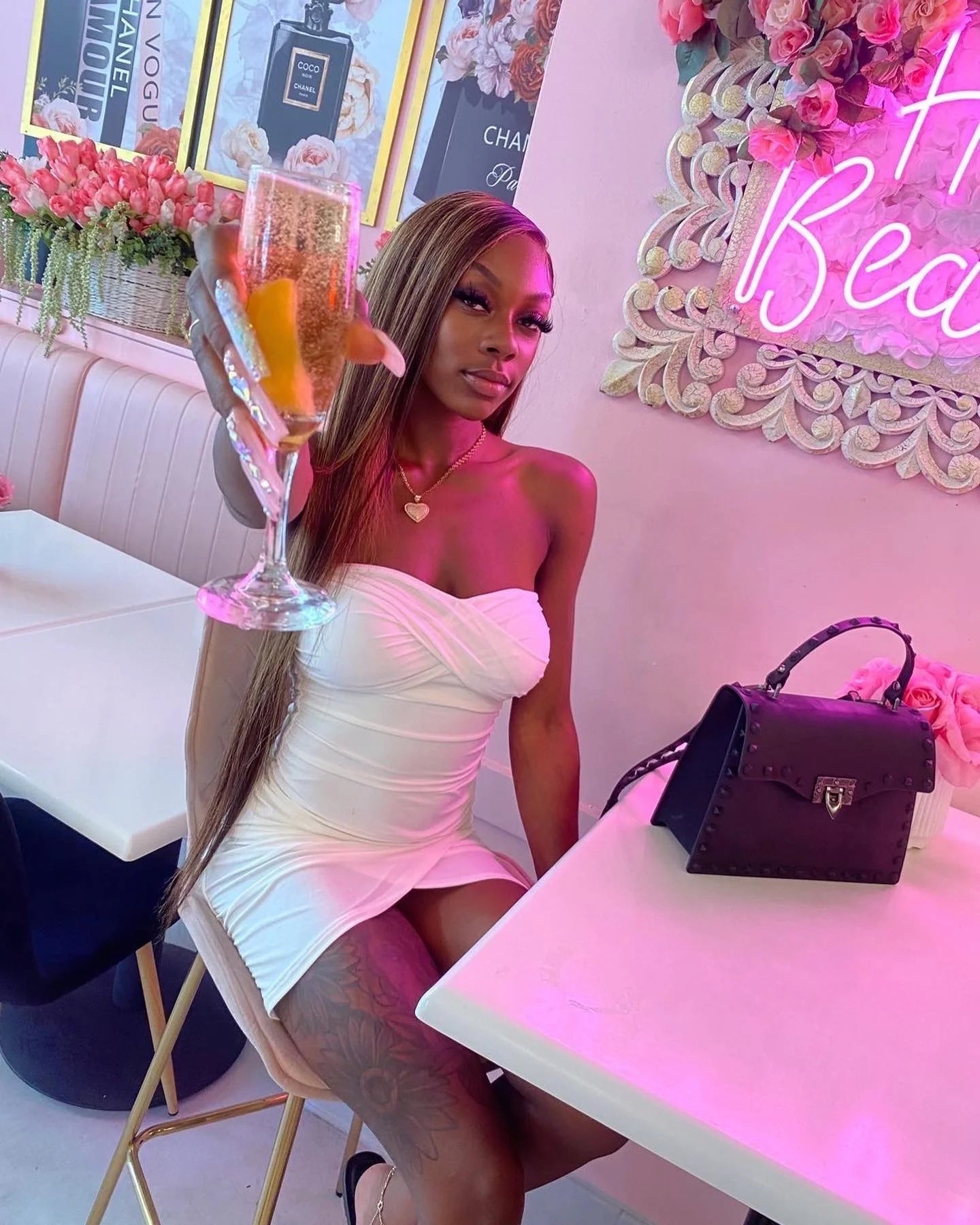 Highlight Silky Straight HD Wig