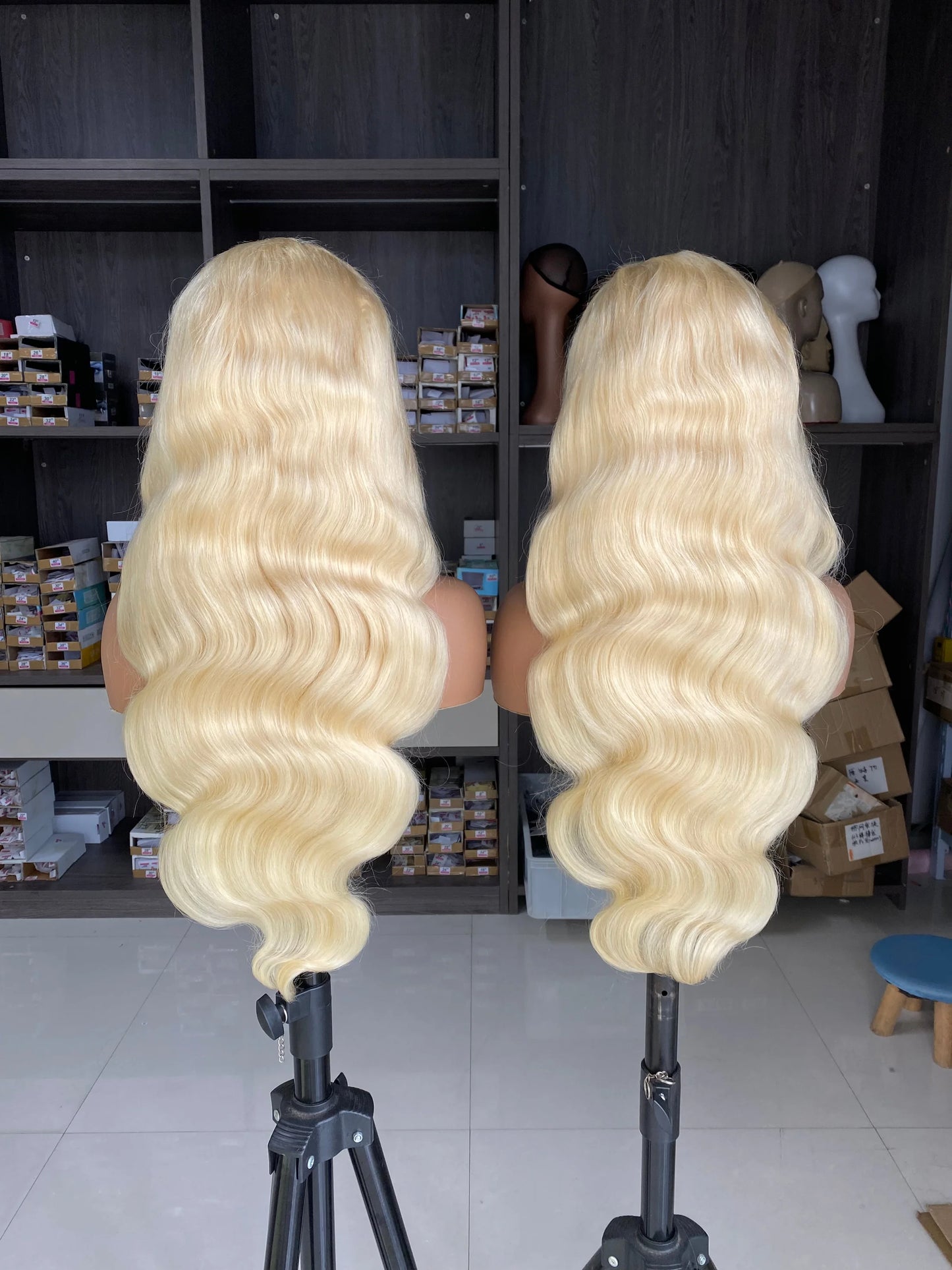 Burmese Mink Blonde Body Wave HD Full Frontal Wig