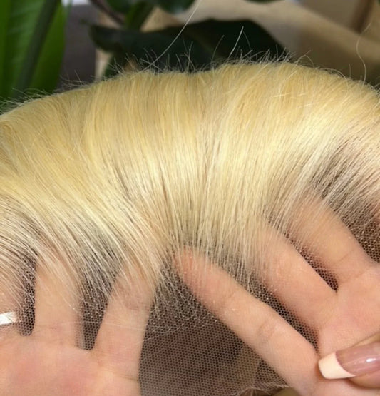 Blonde Silky Straight HD Frontal