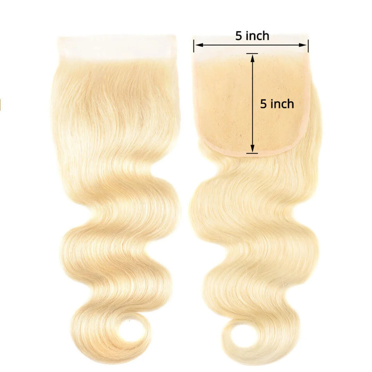Blonde Body Wave HD 5x5 Closure