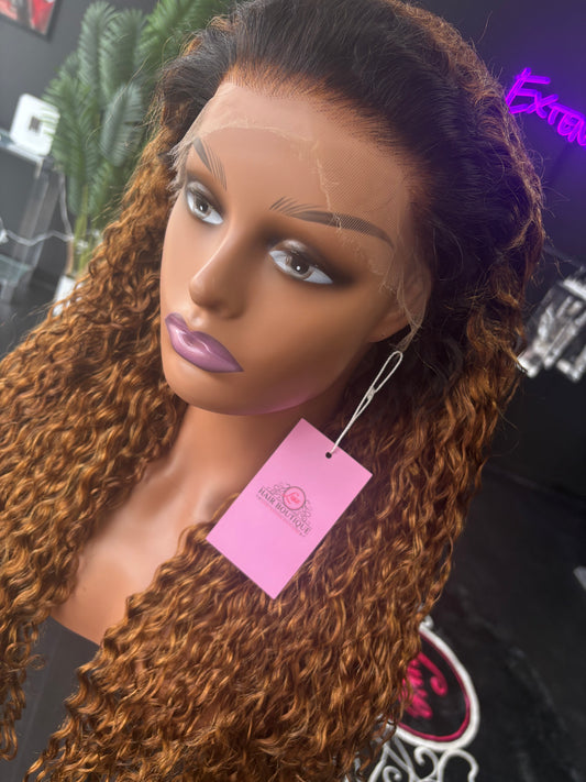 Ginger Water Wave HD Wigs