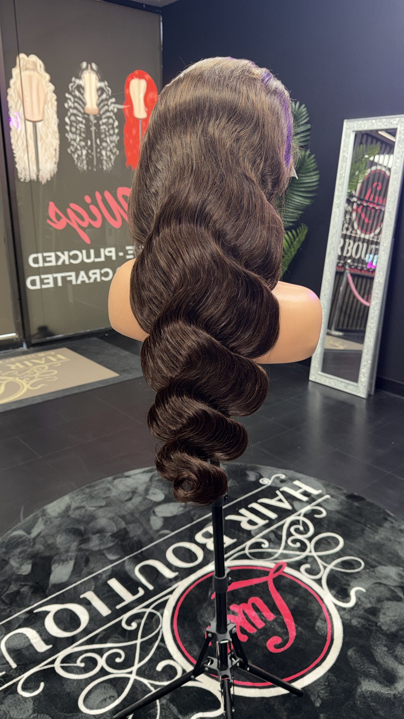 Chocolate Brown Body Wave HD Wigs