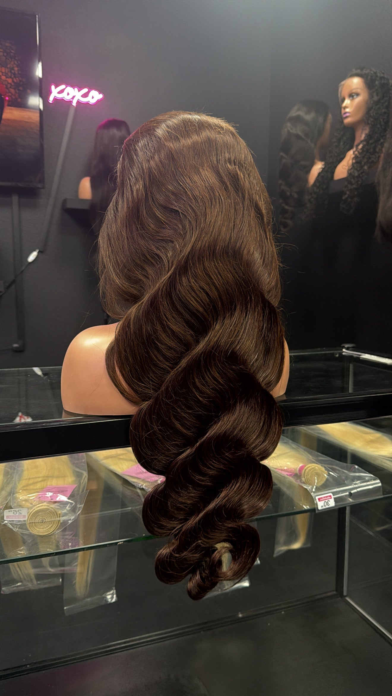 Chocolate Brown Body Wave HD Wigs
