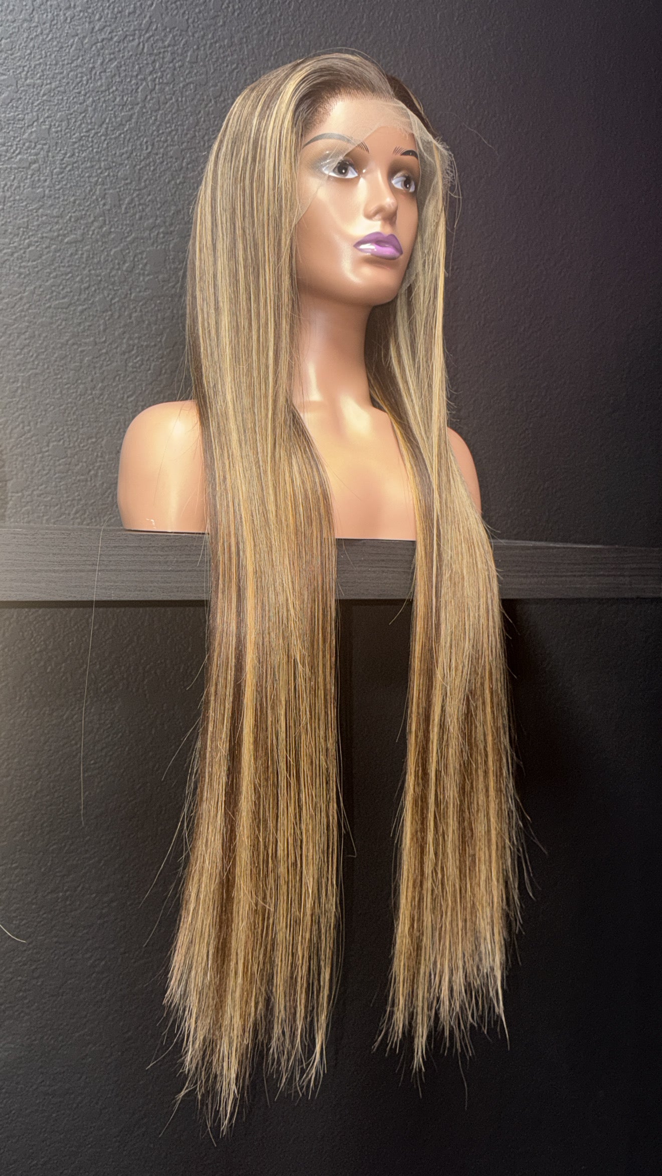 Highlight Silky Straight HD Wig