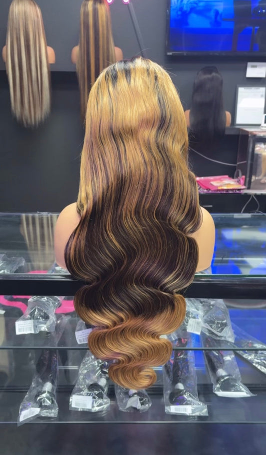 Reece’s Ombré Body Wave HD Frontal Wig