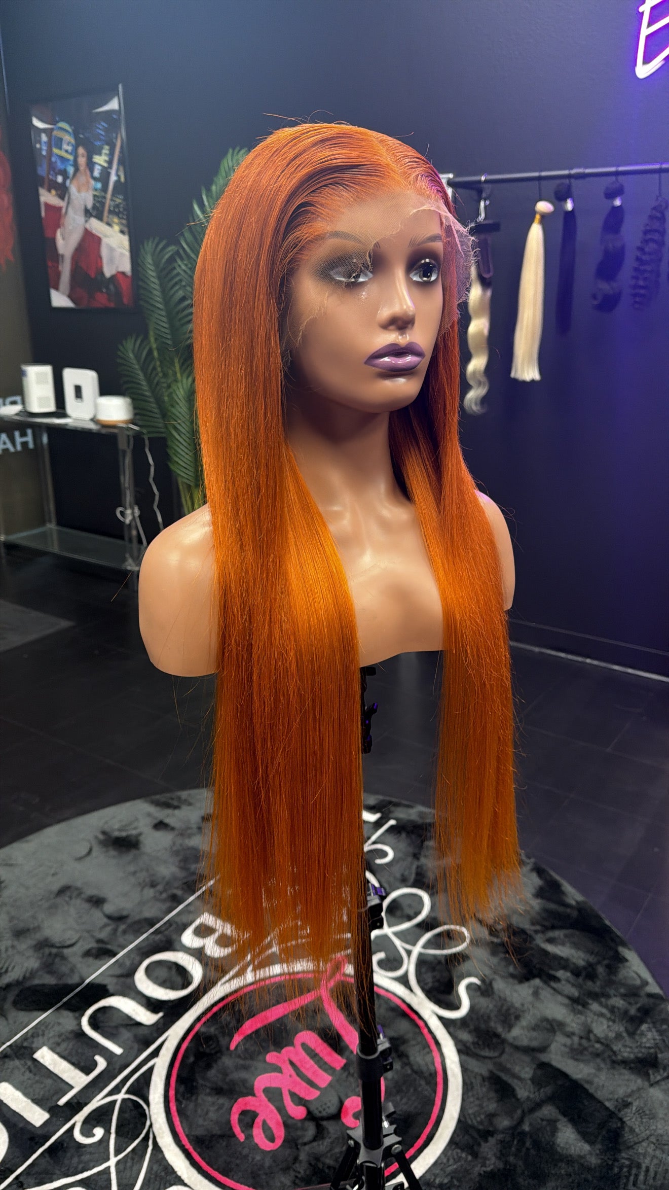 Ginger Silky Straight HD Frontal Wig