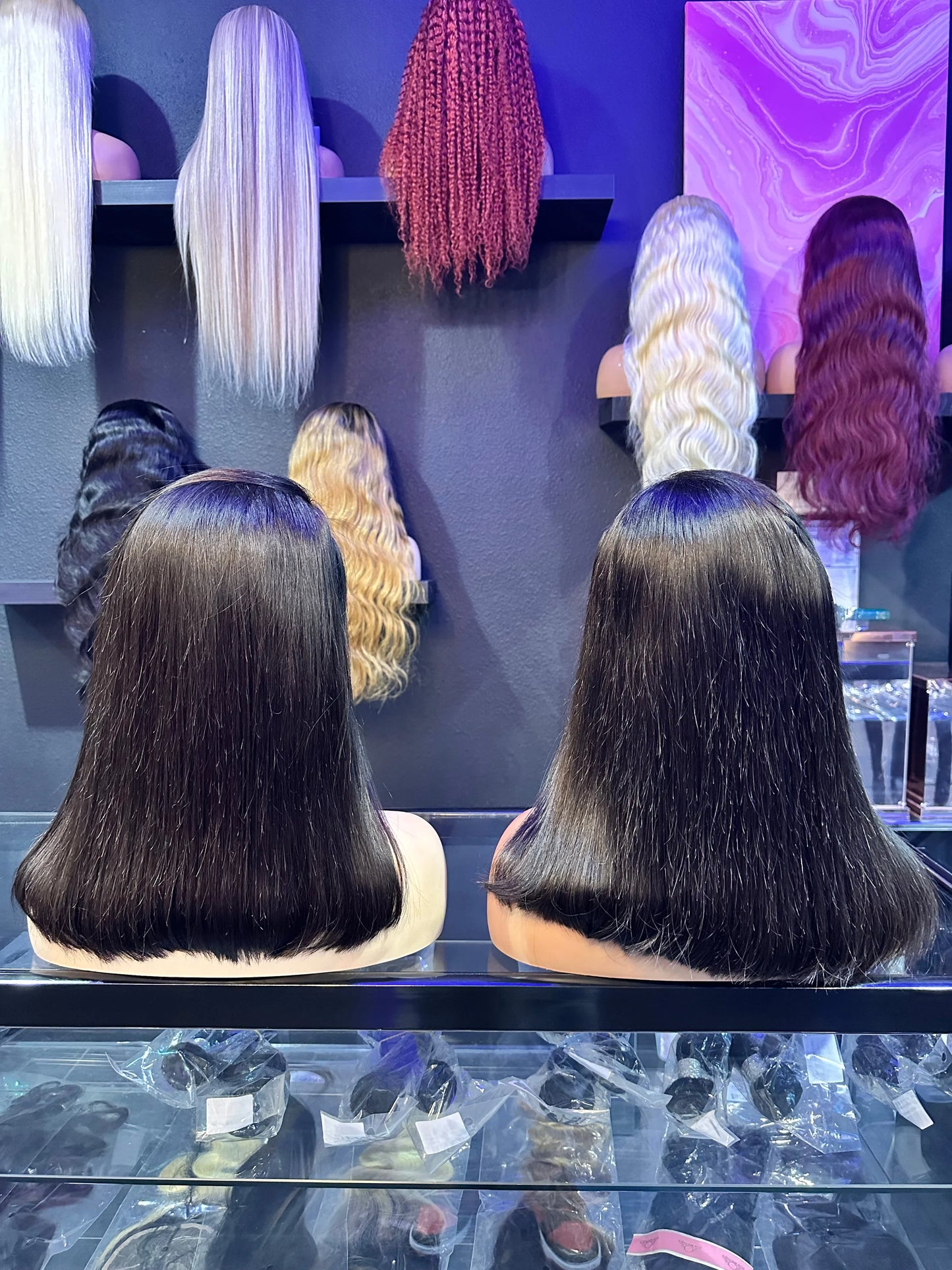 𝐆𝐋𝐔𝐄𝐋𝐄𝐒𝐒 Silky Straight HD Bobs Pre-Plucked w/ Bleached Knots