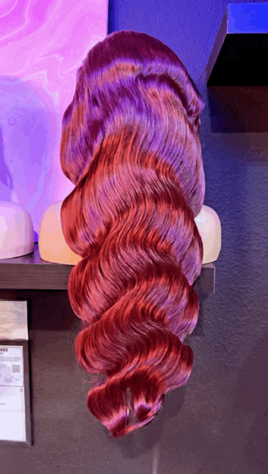 Burgundy Body Wave Wig