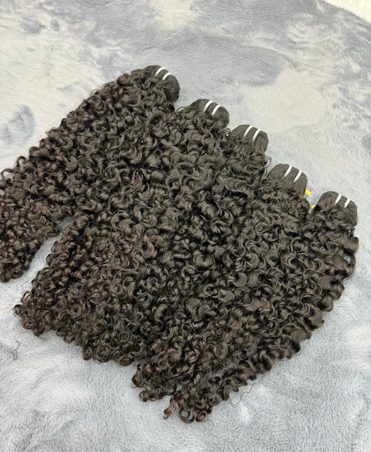 Raw Burmese Curly Bundles